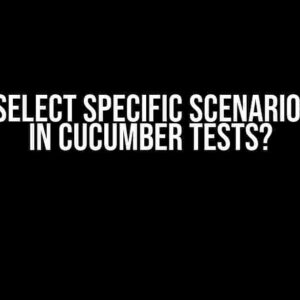 Can We Select Specific Scenarios to Run in Cucumber Tests?