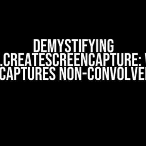 Demystifying Robot.createScreenCapture: Why It Always Captures Non-Convolved Images