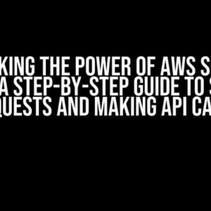 Unlocking the Power of AWS SDK for Swift: A Step-by-Step Guide to Signing Requests and Making API Calls